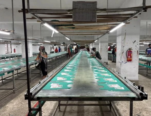 Printing operations at Alif Garments Prints and Accessories