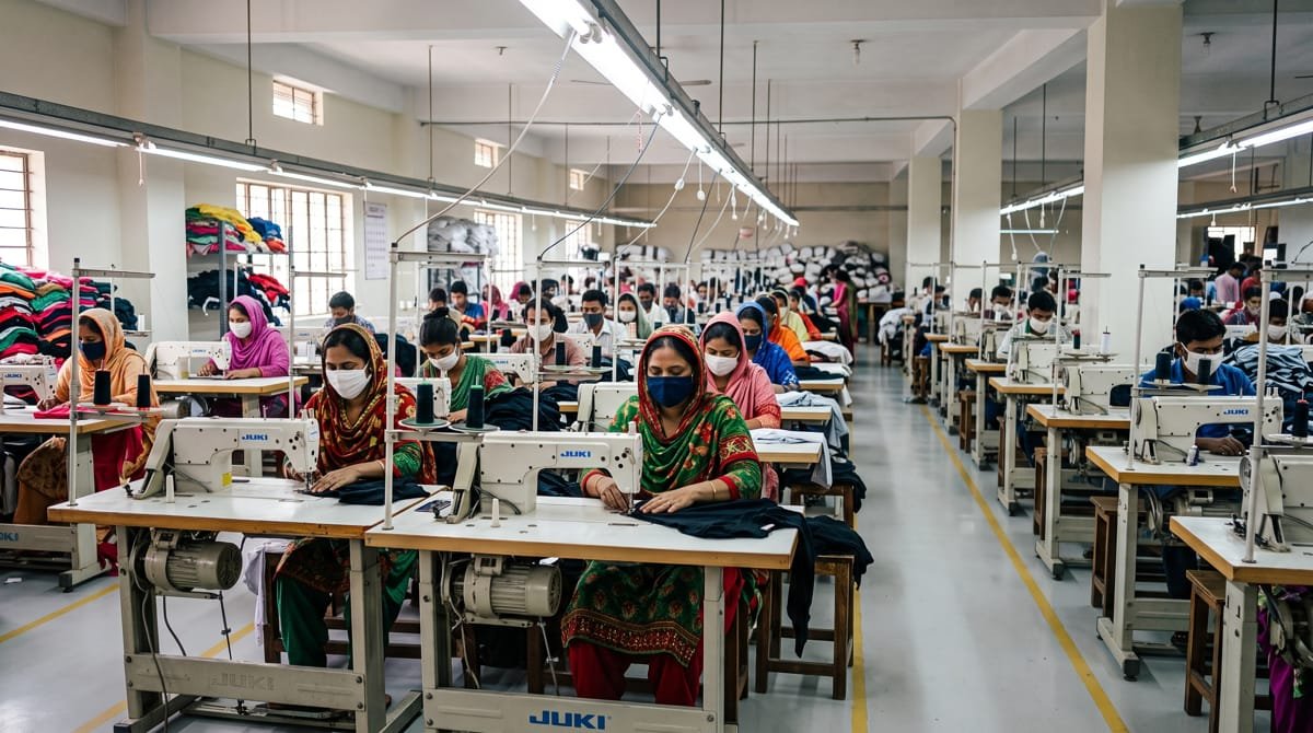 Garment craftsmanship at A.M.S. Apparels
